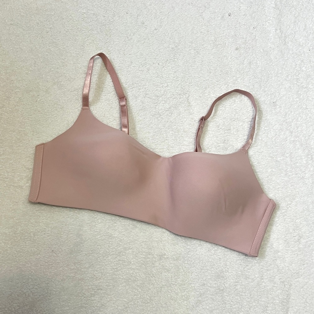 Steve Madden Pastel Rose Wireless Bralette Bra - 36C - Picture 2 of 9